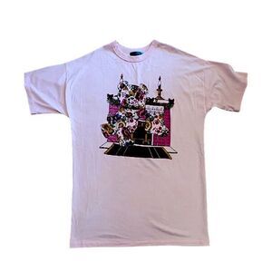 Pajama Party Christmas Bear Women's Pink Sleep T-Shirt - Size (One Size)  ***Ite